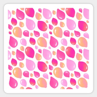 Pink Party Balloon Pattern Sticker